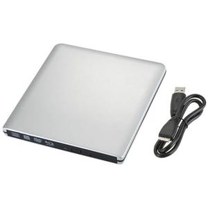 Ultraslank extern CD/DVD-optisch station met 4K-brandfunctie, USB 3.0, dvd-speler, brander for laptop Brede compatibiliteit