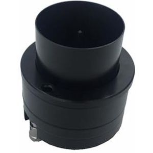 Tweeter auto Tweeters voor auto 2 inch 58 mm 120 W 4 Ohm gouden/zwarte aluminium hoorn tweeter luidspreker auto audio hifi systeem KTV box treble onderdelen(Black tweeter)