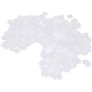 Sneeuwvlok Confetti Holiday Vibes Kerststijl 0,9 Brede Winter Confetti Pack van 1000 voor Bruiloft (WHITE)