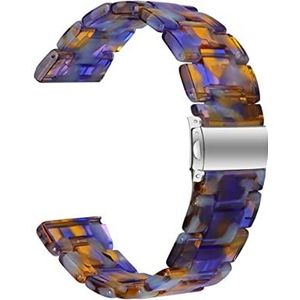 ENICEN Hars Watch Band Compatibel met Fitbit versa 3 / Fitbit Sense Smart Polsband Accessoires Dames Mannen Hars Armband Strap for Fitbit Sense (Color : Blue ice ocean)