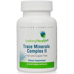 Seeking Health Trace Minerals Complex II - Essentiële Micronutriënten voor een Optimale Gezondheid - Trace Minerals-Supplementen voor Het Behoud van de Vochtbalans - Mineraalsupplement - 30 Capsules