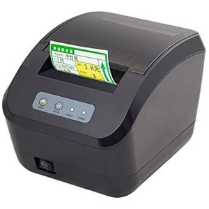 Etiketprinters Label Barcode Printer Thermische Ontvangst Label Printer 20mm tot 80mm met Bluetooth draadloze wifi-verbinding Printer (Color : USB Lan Serial BT)
