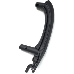 Auto Binnendeur Trekgreep Voor B&MW X3 X4 F25 F26 2010 2011 2012 2013 2014 2015 2016 Handgreep Lederen Hoes Vervangende Auto Binnenbekleding Deurgreep Handgreep Hoes(Left Black Left Driver Black)