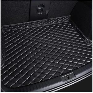 Kofferbakbeschermer PU-leren Kofferbakmatten Voor Citroën Voor C6 2017-2019 Interieurdetails Auto-accessoires Tapijt Alle Modellen Auto Kofferbakmatten(Zwart)
