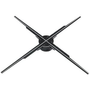 3D-hologramventilator, 65CM 3D Hologram Projector Adverteren Display Ventilator Wifi LED Vlotterbord Speler Winkel Feest Halloween Kerst Decoratie Lamp Helderheidseffect