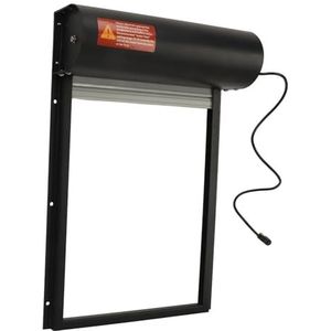 Automatische Kippendeuropener, Batterijaangedreven Handmatige Mdoe-lichtsensor Eenvoudig Te Installeren Automatische Kippenhokdeur met Afstandsbediening voor Kip (Zwart)