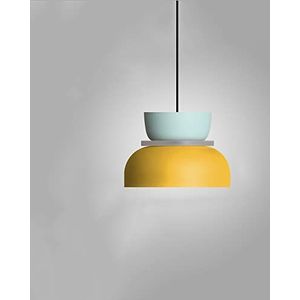 Eenvoudige Nordic Stijl Macaron Hanglampen Creativiteit Kleur Splicing Opknoping Lichten Oranje Verstelbare Metalen Hanglamp Kroonluchter Voor Woonkamer Bar Keuken Eiland Lamp