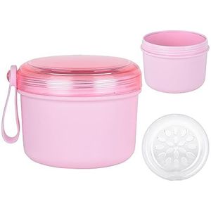 DIDATOOL Kunstgebit Badkoffer, No-Leak Prothese Cup, Grote Capaciteit Kunstgebitdoos, Draagbare Opslag voor Alle soorten kunstgebitten Orthodontische apparaten, Perfect voor Reizen en Dagelijks