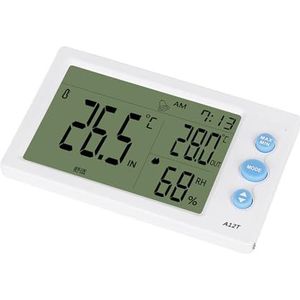 SDFGH Digitale temperatuur- en vochtigheidsmeter op scherm for binnen, elektronische thermometer, hygrometer for buiten