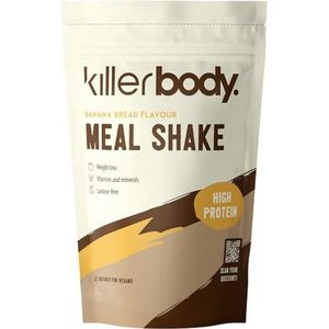 Killerbody Maaltijdshake - Banana Bread - 1000 gr - Draagt bij aan Gewichtsverlies