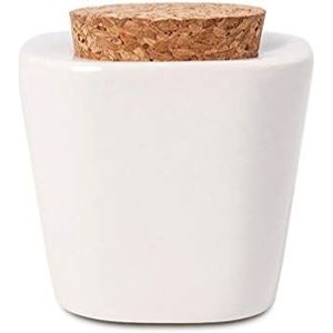 1 Stuk Porselein Dappen Schotel Nail Art Acryl Vloeibare Poeder Gereedschap en Accessoires (Wit)