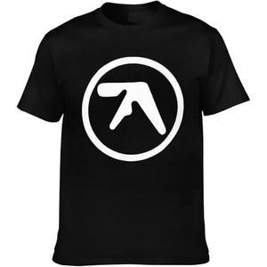 Aphex Twin Men's Logo Slim Fit T-Shirt overhemden(Small)