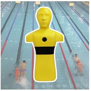 Dummy For Redding Op Het Water En Preventie Van Verdrinking, Oefenpop For Brandbestrijding, Met 3 Waterinjectiegaten For Snelle Drainage(Yellow)