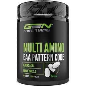 Human Code - Multi Amino-EAA Pattern Code - 500 Tabletten - Veganistisch - Hoog Gedoseerd