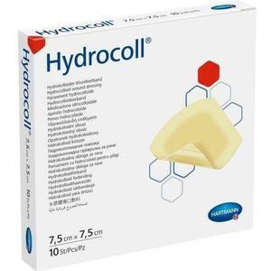 Hydrocoll 7,5 x 7,5 cm, hydrocolloïde verband, 10 stuks