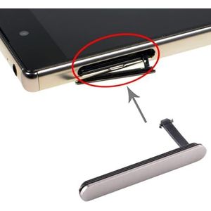 High-Tech Place SIM-kaartkap + stofblok voor micro-SD-kaart voor Sony Xperia Z5 Premium (goud)