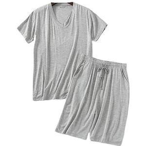 Premium pyjama's for heren, groot en lang, Home Essentials, zachte stretch loungeset, ademend, elastische taille, nachtkleding, ontspannende thuiskantoorkleding, comfortabele outfit for de hele dag(Li