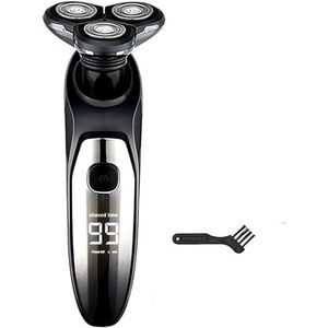 Elektrisch scheerapparaat�， LCD-scherm waterdicht elektrisch scheerapparaat for mannen, nat en droog elektrisch scheerapparaat, gezichtsscheerapparaat, oplaadbaar