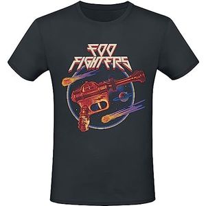 Foo Fighters Ray Gun T-shirt zwart L 100% katoen Band merch, Bands, Duurzaamheid