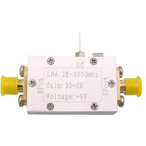 KWWEWEB Lage Geluidssterkte Versterker LNA Breedband Versterker 2K-3000MHz Gain 30+dB Voor Kortgolf FM-uitzending
