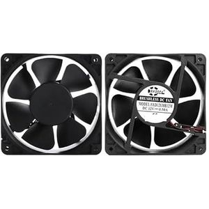 1 stuk SXDOOL 120mm 12CM 12038 Koelventilator 120X120X38 mm Computerbehuizingventilator 12V 24V Dubbele Balmouw Koeling Koeler