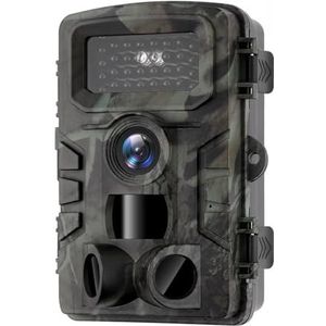 Jacht Trail Camera 58MP IP66 PR700 HD Game Nachtzicht Bewegingsgeactiveerde Trigger Beveiligingscamera's Outdoor Wildlife Fotovallen Duidelijk Eenvoudig(Camera and 32GB Card)
