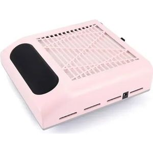 Hoge vermogen 150W Nail Art Salon stofzuiger Stofzuigerapparatuur for nagelprofessionals Materiaal met filters Pedicure-instrument(Pink)