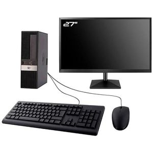 PC HP rp5800 SFF, display 27 inch Intel I5-2400 RAM, 32 GB SSD, 2 TB W11 WiFi (gereviseerd)