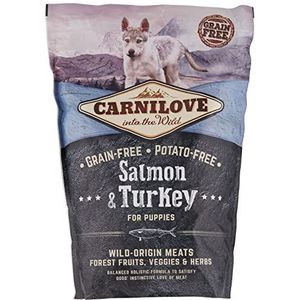 1,5 KG Carnilove salmon/turkey puppies hondenvoer