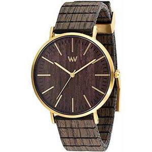 WEWOOD analoog kwarts smartwatch polshorloge met houten armband WW61002