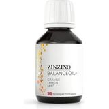 ZinZino BalanceOil+ - Visolie met Omega-3 2478 mg, Omega-9, Vitamine D3, Tocoferol, DHA, EPA in Olijfolie Sinaasappel-Citroen-Mint Smaak 100 ml, Omega 3, Fish Oil, Omega 3 D3 - Hoge Dosis Pure Visolie