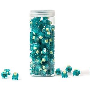 Kailh Box Summer V2 Switch, 5pin Tactiele Clicky Transparante MX Schakelaar Voor Aangepast Mechanisch Toetsenbord (Size : 110PCS)