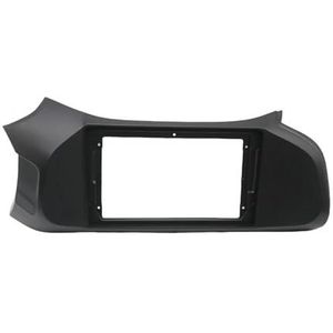 9"" Autoradio Fascia MP5-stereospeler 2DIN-hoofdunitpaneel Dashboardframe Installatiebekleding Voor Voor Onix 2012-2019 Auto Fascia Radio Paneel(Matte Black frame)