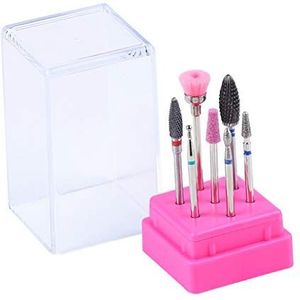7 Stks/set Keramische Nail Boren Acryl Doos Frees Manicure Machine Elektrische Nagelvijlen Art Tool, (DH02)
