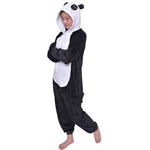 D'BOON Volwassenen Kids Panda Onesie Animal Pyjama eendelig Nachtkleding Kostuum(hoogte(175-188cm))