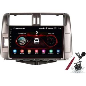Android 15 Auto Stereo Radio voor T-oyota Prado (2009-2013) 9 inch 2K Aanraakscherm 2000 * 1200 Android Head Unit Multimedia Speler met Carplay GPS Navi BT 5G WiFi DSP SWC,K1 pro plus