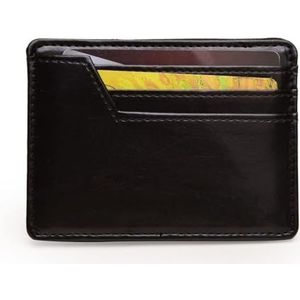 TiLeze Portemonnee Visitekaartje Tas Bankkaart Tas Mannen Geld Clip Korte Portemonnee Geld Clip Card Bag Card Cover, 1 kleur, Eén maat