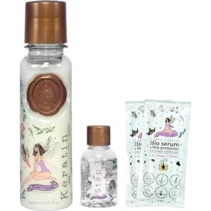 MAIKE AMOUR Keratina, RITUAL BOTANICO 120 ml, keratinebehandeling met 12 natuurlijke oliën en aminozuren voor glans, zachtheid en voeding, origineel product van COLOMBIA.