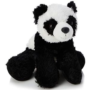 Aurora, 12756, Mini Flopsie Panda, pluche dier, 20 cm, zwart/wit
