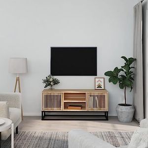 Prolenta Premium - TV-meubel van ijzer en multiplex, 105 x 30 x 45 cm
