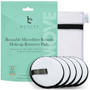 Face Makeup Remover Pads -5 Reusable Makeup Remover Pads, Makeup Remover Cloth, Makeup Eraser Cloth, Make Up Removers Cleansing Pads Face Pads, Make Up Eraser, Reusable Face Pads Rounds, Makeup Pads