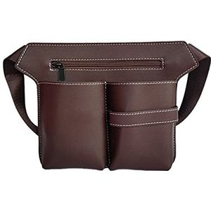 kappers tas， Haarschaar Holster Heuptas Riem for Kappers(Brown)