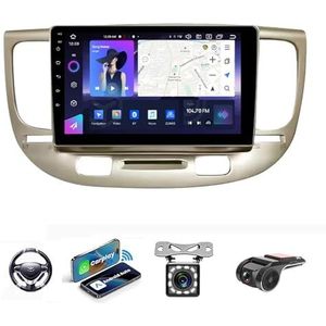 Android 13 Auto Stereo MP5 Player 9'' Screen Autoradio Voor KIA RIO 2 2005-2011 Car-play Android Auto GPS-navigatie Bluetooth RDS FM AM DAB+ Radio Stuurbediening Voice Control(NF-1 4Core 1+32G)