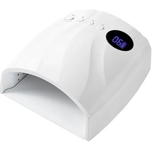 45 LED's Nageldroger LED-nagellamp UV-lamp for het uitharden van alle gelnagellak Bewegingssensor Manicure Pedicure Salongereedschap Grote ruimte(White)