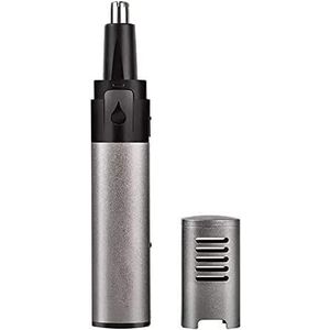 Draagbare oor- en neushaartrimmer voor mannen en vrouwen, USB-oplaadbaar, wenkbrauw- en gezichtshaartrimmer, dubbelzijdig, roestvrijstalen mes