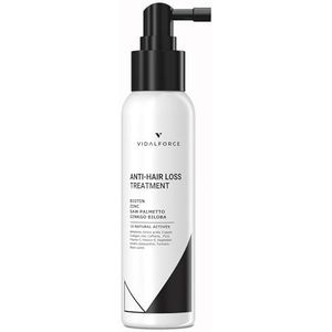 Haaruitvalbehandeling voor vrouwen en mannen met biotine, collageen, zink, ginkgo, zaagpalm, cafeïne en 12 vitamines voor het haar 125 ml