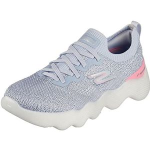 Skechers 124905 Gypk Sneakers voor dames, Grijs Textiel Roze Trim, 37 EU