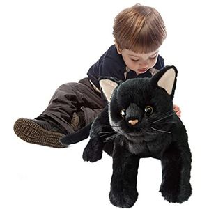 Poppenspeelgoedkat | Grote kat knuffels voor baby meisjes jongens kinderen in bulk | Pluche knuffeldier voor kinderen voor feestdecoratie, knuffelbaar speelgoed, zacht pluche speelgoed, Sysdisen