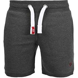 !Solid SDBennShorts heren sweatshorts korte broek joggingbroek met fleece binnenkant en koord, grijs (medium grey 8254), L