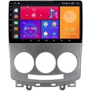 Android 13 Autoradio 9 inch Touch scherm dubbele Din auto stereo voor Mazda 5 2005-2010 met Bluetooth/FM radio/wifi/USB/stuurwielbediening/GPS(8 Core 8+128G)